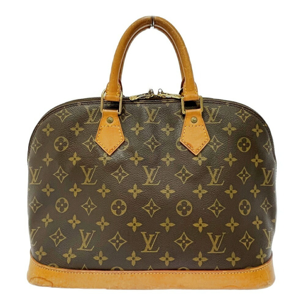 LOUIS VUITTON Monogram Alma Handbag Brown